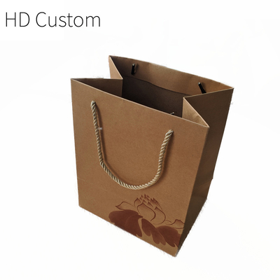 Recyclable Kraft Paper Bags Custom Wine Bottles With Handle Assorted Colors Handles Bulk For Buying Shoes Logo No Window Manufacturer