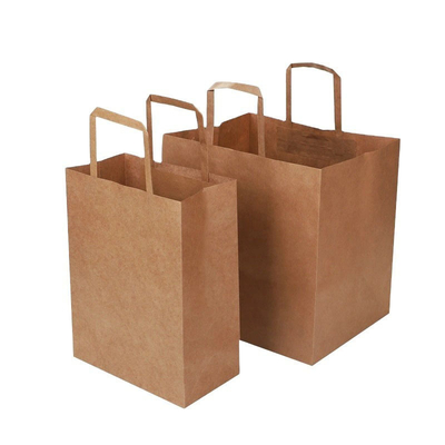 Biodegradable Brown Kraft Paper Bags With Your Own Logo