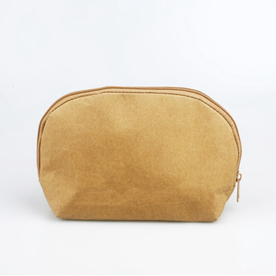Custom Washable Recycled Washable Kraft Paper Money Purse Small Pouch Bag