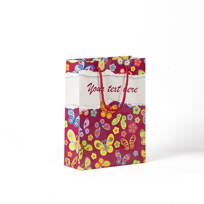 bolsa de regalo papel,kraft custom logo shopping paper gift bags with your own logo